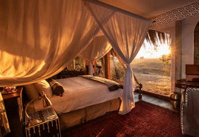 Bedrooms with a view of the Selinda