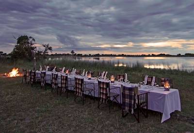 Dining in the Okavango Delta