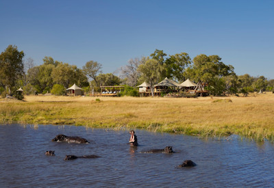 Safari Camp in the Khwai Reserve