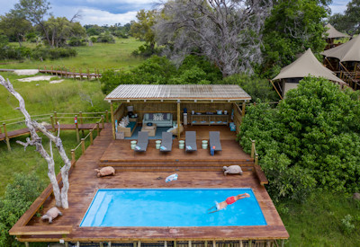 Main swimming pool at Tuludi