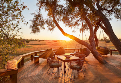 Views of the Okavango from the camp