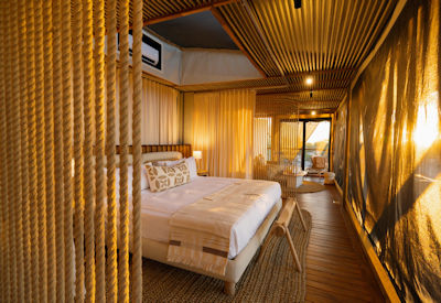 Large luxurious tented suite
