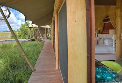 &Beyond Xaranna camp private viewing deck
