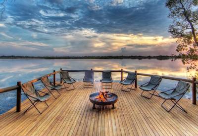 Views of the Okavango waterways