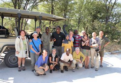 Chobe River boat cruise elephant buffalo sunset Kasane Botswana Adventure Safari