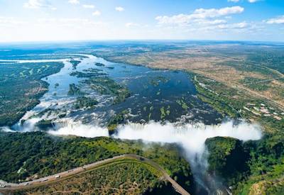 Victoria Falls guided walk local guide Zimbabwe explorer tales Botswana Baobabs Safari