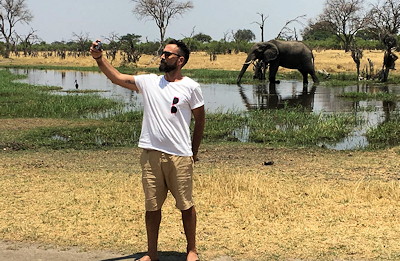 Okavango Delta Nxamasire back channels mokoro boat excursion Swampstop Botswana