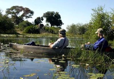 Semi-participation camping safari Maun Okavango Delta Moremi Chobe Botswana 11 days