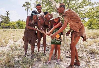Makgadikgadi Pans family safari quad biking meerkat stargazing Botswana children