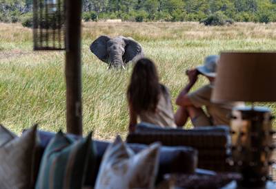 Mokoro safari family Khwai Private Reserve Okavango Delta Botswana For Families