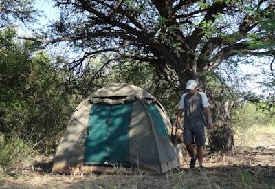 Victoria Falls Zambia Zambezi River crossing Botswana Lion Safari 15-day camping finale