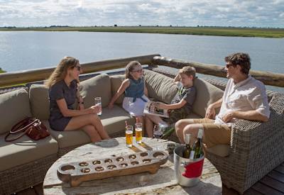 Chobe Game Lodge seven interleading family rooms Chobe River Botswana family safari
