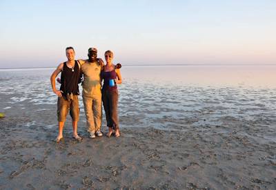 Makgadikgadi Pans flamingos zebra wildebeest migration Nata Botswana Wild Parks Safari