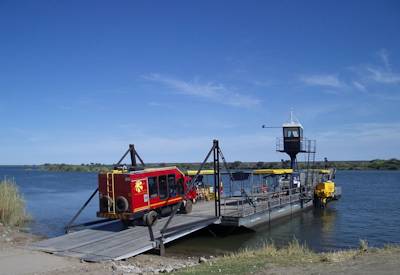 Chobe River crossing Kasane Botswana Wildside Safari participation camping Livingstone