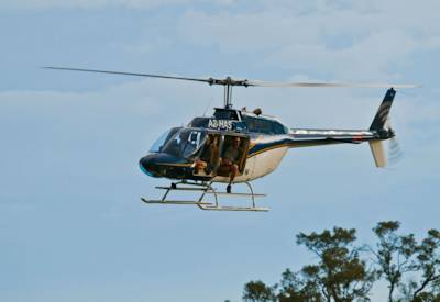 Helicopter Horizons charter Maun to Xaxaba Boro River Delta Miracle Safari Botswana