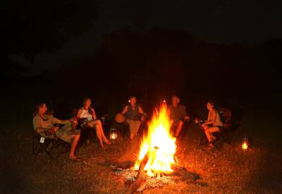 Wild camping under Botswana stars Highlights Northern Botswana Kasane to Maun mobile safari