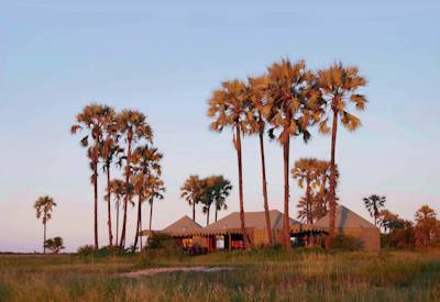 Jack's Camp iconic legendary lodge Makgadikgadi Pans Kalahari Desert Botswana