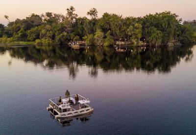 Camp Okavango family suite elevated pool Safari Activity Backpacks Okavango Delta Botswana