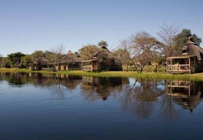 Botswana budget accommodated safari lodges Makgadikgadi Khwai Chobe Victoria Falls