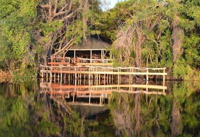 Classic safari chalets Boteti River Camp Makgadikgadi National Park Botswana budget safari
