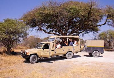 4WD expedition vehicle Trans Kalahari Safari participation camping Botswana Johannesburg