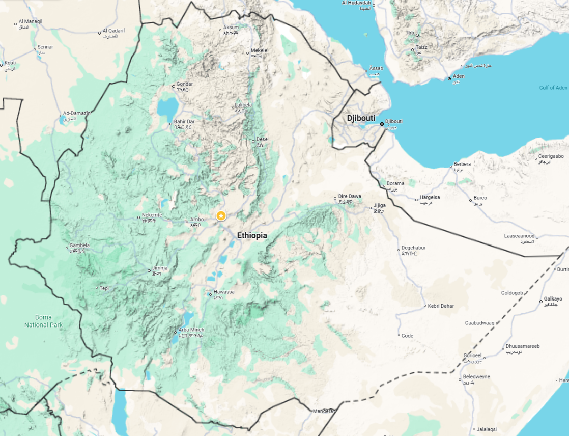 Ethiopia Map