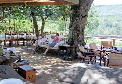 Central guest area at Serian