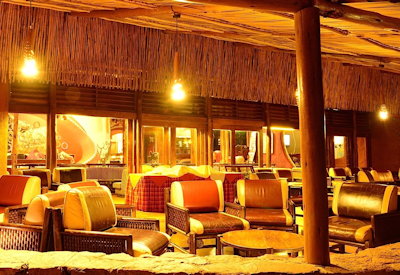 Lounge and bar area