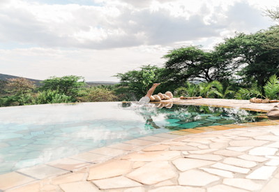 Infinity swimming pool for those summer days