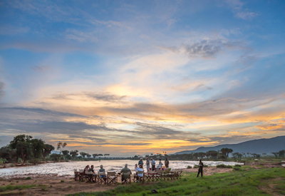 Sunset over the Samburu and Ewaso Ngiro