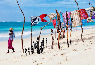 Diani Beach near Mombassa