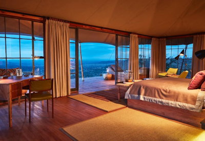 Amazing tented suites with views