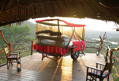 A star bed on wheels