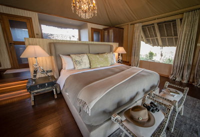 Luxury thatched safari suites