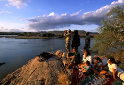 Safari in the Tsavo East National Park