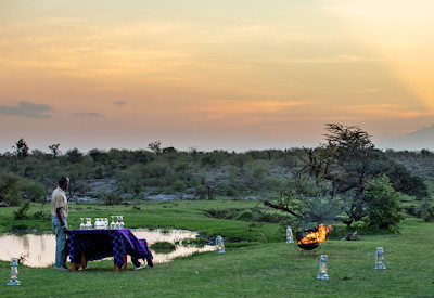 Sundowners in the Mara Traiangle