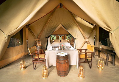 Classic tented safari suites
