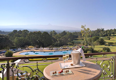 Views out and onto Mount Kenya