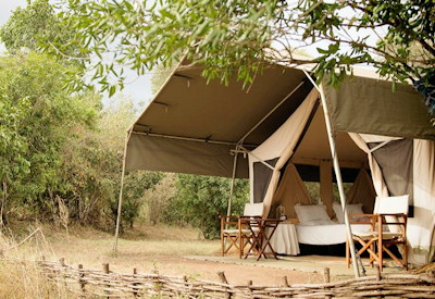 Meru-style safari tents