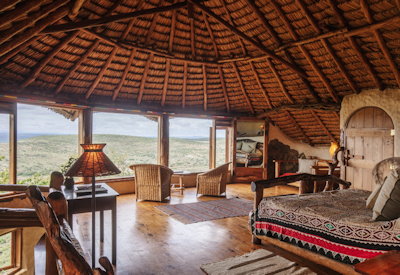 Luxurious thatched safari suites