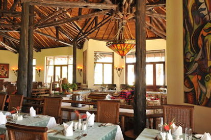 Lovely indoor dinning room