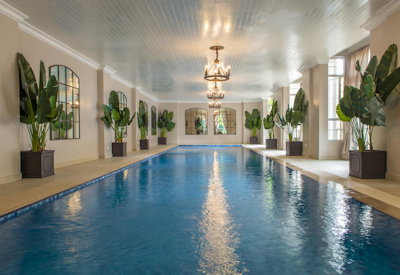 Private and intimate heated pool