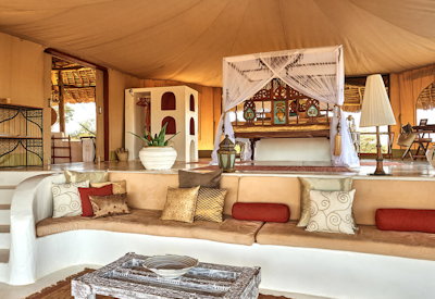 Safari suites where luxury and space abound