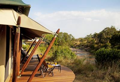 Private verandahs overlooking rivers teaming with wildlife