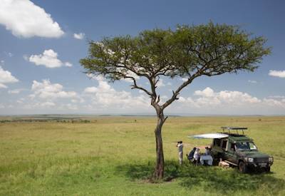 Private lunch in the Masai Mara