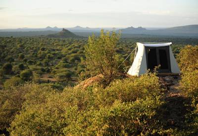 Amazing views from camping tents