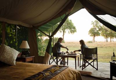 Tented camp in the Masai Mara