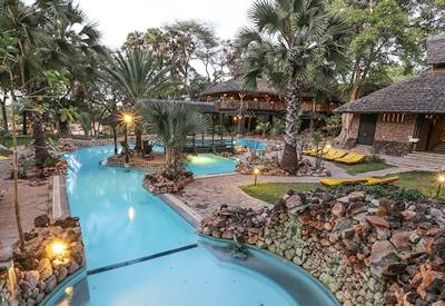 Sarova Shaba Game Lodge and her swimming pools