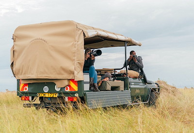morning and afternoon photographic safari options