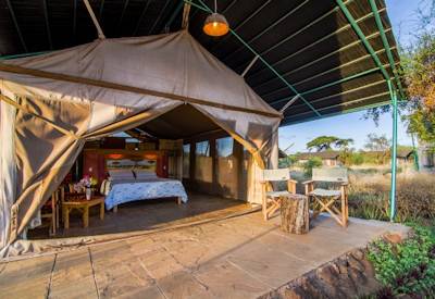 Tented safari camp in the heart of the Amboseli